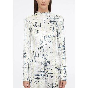 Kaleidoscope Crushed Velvet Flare Dress Medium